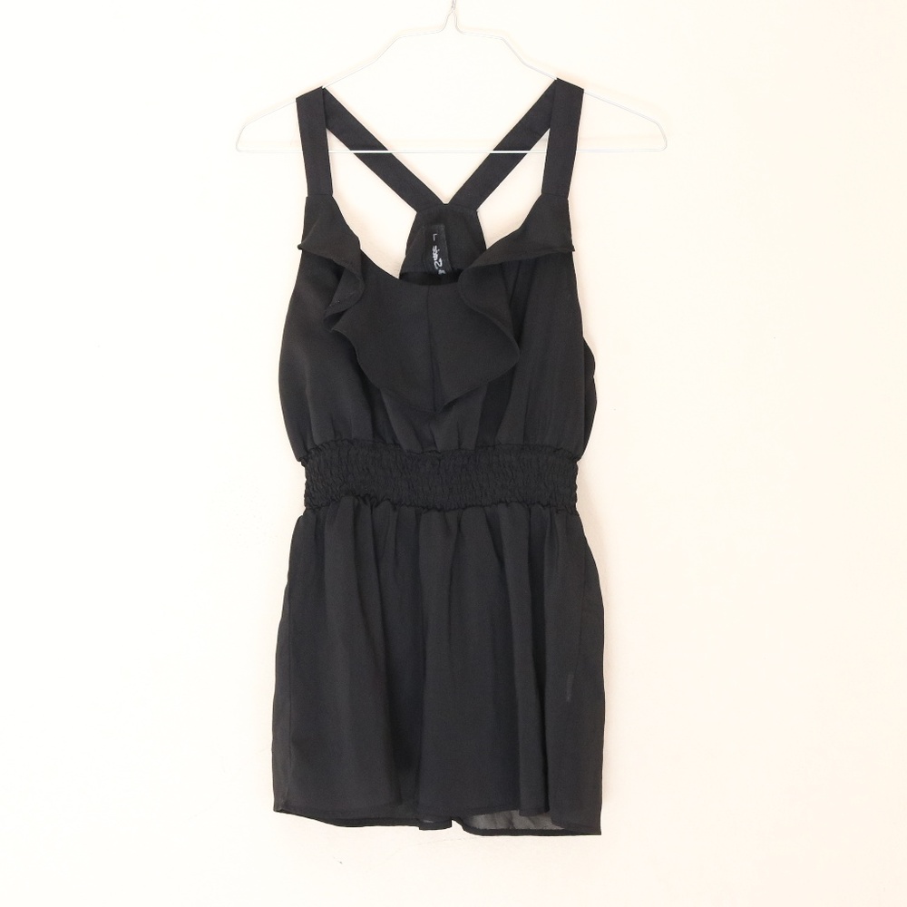Sace Sheer Tank Top Size Large
